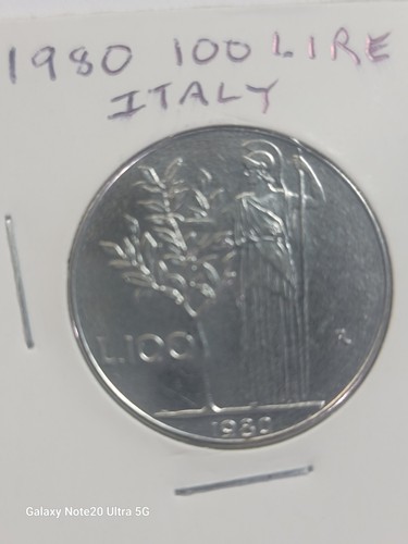 1980 100 lire - 100, good