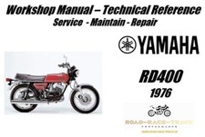 Yamaha RD400 RD 400 Manuale