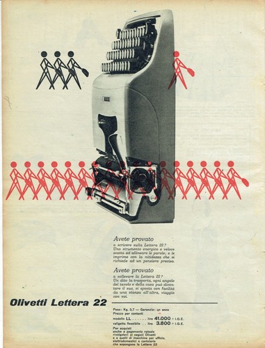 Olivetti lettera pubblicita - lettera, 22