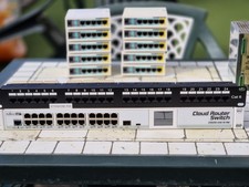Mikrotik CRS125-24G-1S-RM Switch Gigabit 24 porte ethernet + SFP, LCD