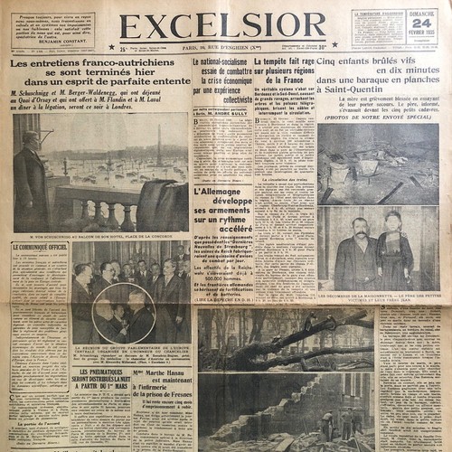 Journal excelsior 1935 - journal,