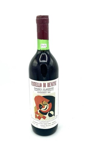 Vintage bottle castello di - bottle,