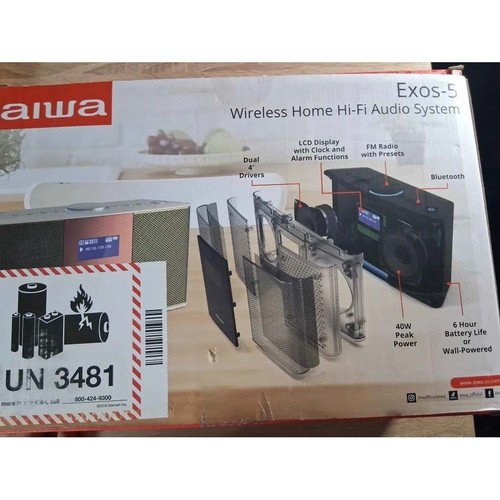 Aiwa exos sistema audio - aiwa, exos-5