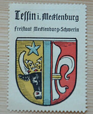 40907 Hag Vignetta Posizione Stemma Tessin IN Mecklenburg Stato Libero Nr.39