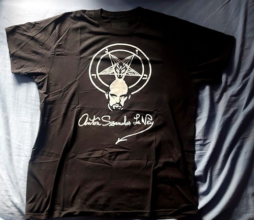 Anton lavey shirt size - anton,