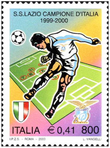 2000 italia lazio campione - lazio,