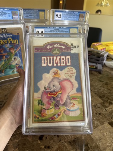 Dumbo vhs graded cgc seal - vhs,