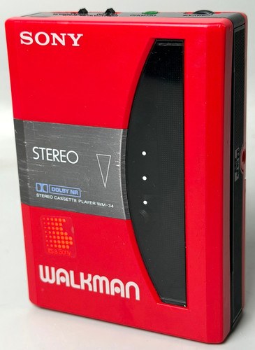 Sony walkman rouge - sony,
