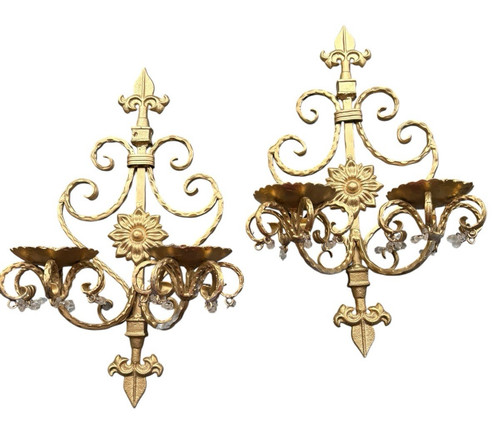 Coppia applique vintage - applique,