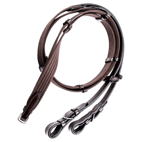 Leather and canvas - , reins