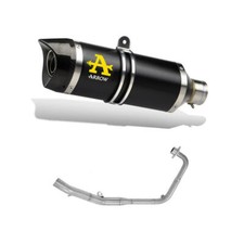 MARMITTA COLLETTORE RACING ARROW THUNDER NERA PER HONDA 125 CB 125 R 2018-2020