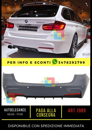 Paraurti posteriore sport - posteriore,
