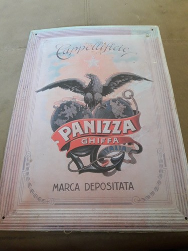 Insegna panizza cappellificio - panizza,