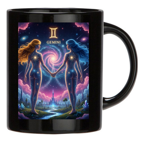 Tazza mug nera - tazza, segno