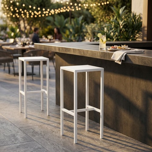 Sgabello alto moderno lena - sgabello,