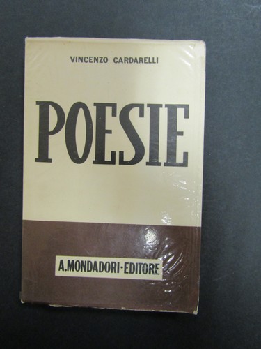 Cardarelli vincenzo poesie - cardarelli, vincenzo.