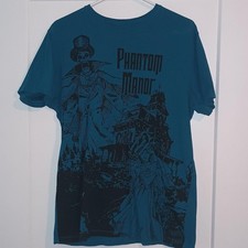 Disneyland Paris - Phantom Manor Parisian Blue - RARA T-shirt HM Disney - XL