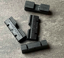 4x Campagnolo RECORD brake pads Pattini Freno chorus new con incavo centrale