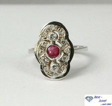 Vintage Anello con Rubino E 14