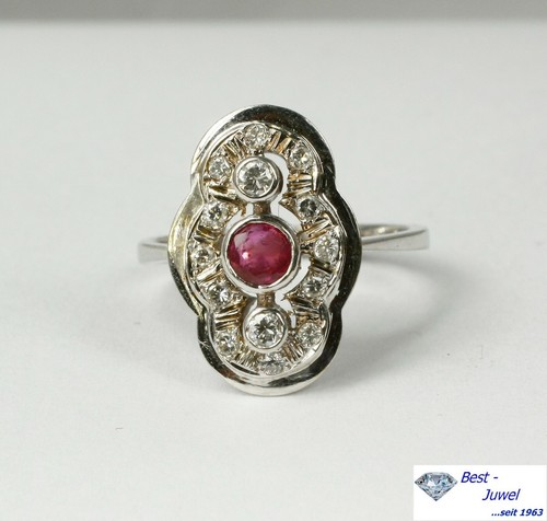 Vintage anello con rubino 14 - vintage,