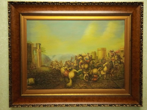 Quadro battaglia stile - battaglia,