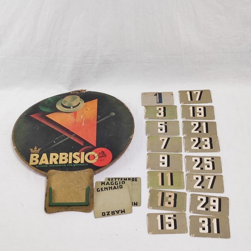 Barbisio calendario periodico