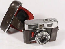 PRL) FERRANIA 3M FOTOCAMERA ANALOGICA BODY VINTAGE 2.8/45 mm + CUSTODIA 