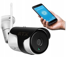 TUYA Telecamera da Esterno Smart Wi-Fi IP P2P Full HD con Funzione di Registrazione Scheda SD