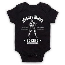 ROCKY MAYYY MICK'S BOXE TRAINER PALESTRA ANGOLO MENTORE BABY GROW REGALO