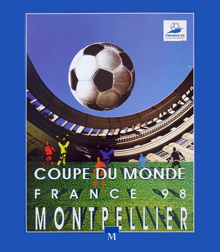 Poster francia mondiali 1998 - mondiali,