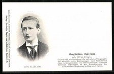 Cartolina Guglielmo Marconi