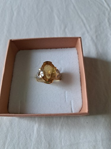 Anello oro topazio - anello,