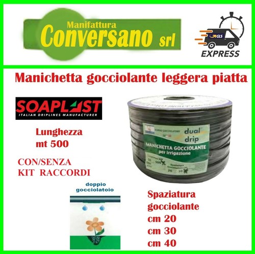 Manichetta gocciolante piatta - manichetta,