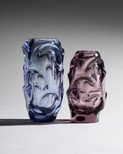 Duo in vetro metà secolo Jan