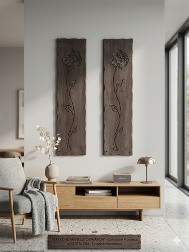 Coppia pannelli decorativo