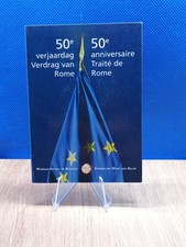 2 Euro Commemorativo Coincard Belgio 2007. 50° Trattato Di Roma.