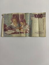 BANCONOTA RARA MILLE 1000 LIRE