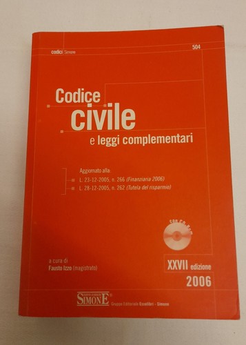 Codice civile simone editore - civile,