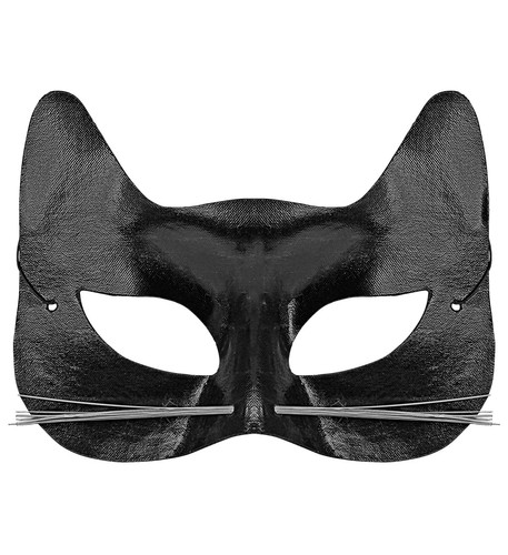 Domino gatto nero maschera - gatto,