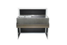 Postazione cocktail SMONTABILE PORTATILE da BARMAN - Postazione Barman 120 cm