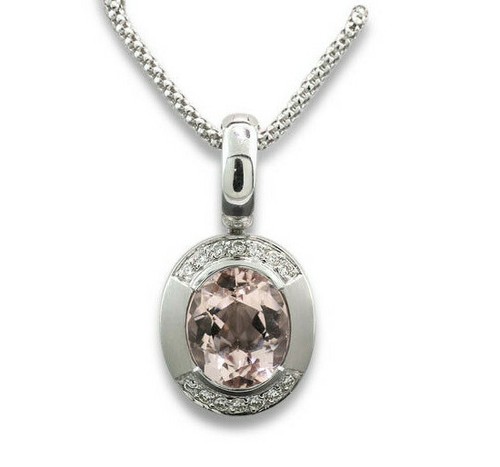 Ciondolo morganite con - ciondolo,