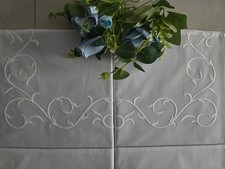 Set Lenzuola ricamate in puro