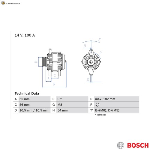 Generatore 986 042 740 per - 0,