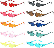 10 Pezzi Occhiali a Fiamma