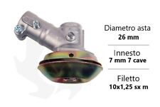COPPIA CONICA PER  DECESPUGLIATORE "DIAM. ASTA 26 MM INNESTO MILLERIGHE 7 CAVE"