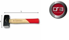 USAG 380 MAZZETTA MAZZETTE MARTELLO MANICO IN LEGNO UTENSILE PROFESSIONALE