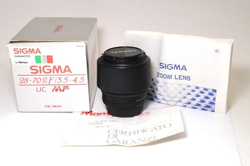 Obiettivo manuale sigma - manuale,