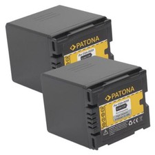 2x Batteria Patona 2100mAh per Panasonic NV-GS37EG-S,NV-GS400,NV-GS50,NV-GS500