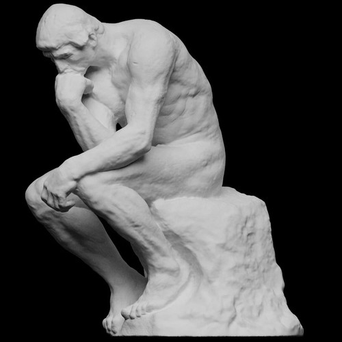 Statua scultura pensatore - statua,