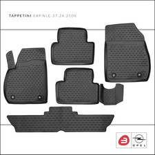 5 TAPPETINI TAPPETI GOMMA 3D
